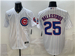 Chicago Cubs #25 Moises Ballesteros White Limited Jersey