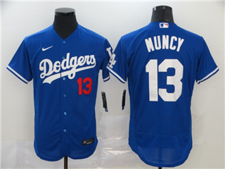 Los Angeles Dodgers #13 Max Muncy Royal Blue 2020 Flex Base Jersey