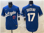 Los Angeles Dodgers #17 Shohei Ohtani Blue Alternate Limited Jersey