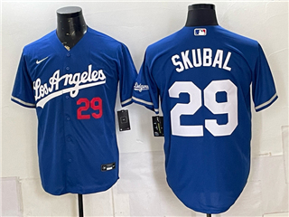 Los Angeles Dodgers #29 Tarik Skubal Blue Alternate Limited Jersey