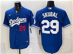 Los Angeles Dodgers #29 Tarik Skubal Royal Blue Limited Jersey