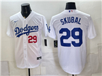 Los Angeles Dodgers #29 Tarik Skubal White Limited Jersey