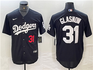 Los Angeles Dodgers #31 Tyler Glasnow Black Turn Back The Clock Limited Jersey