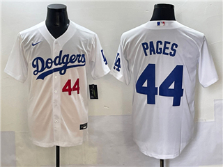 Los Angeles Dodgers #44 Andy Pages White Limited Jersey