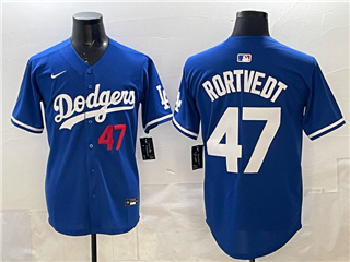 Los Angeles Dodgers #747 Ben Rortvedt Royal Blue Limited Jersey