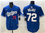 Los Angeles Dodgers #72 Miguel Rojas Royal Blue Limited Jersey