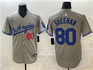 Los Angeles Dodgers #80 Emmet Sheehan Gray Limited Jersey