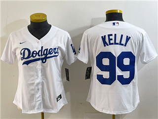 Los Angeles Dodgers #99 Joe Kelly Women's White Jersey