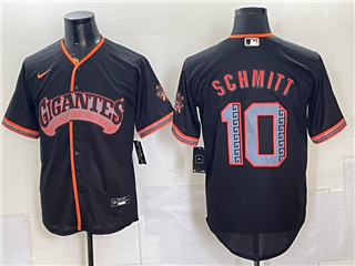 San Francisco Giants #10 Casey Schmitt Black Alternate Limited Jersey