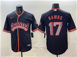 San Francisco Giants #17 Heliot Ramos Black Alternate Limited Jersey