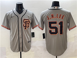 San Francisco Giants #51 Jung Hoo Lee Gray Limited Jersey