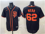 San Francisco Giants #62 Logan Webb Black Limited Jersey