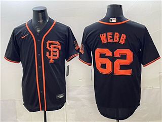 San Francisco Giants #62 Logan Webb Black Limited Jersey