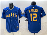 Seattle Mariners #12 Josh Naylor Royal City Connect Limited Jersey