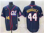 American League #44 Julio Rodriguez Navy 2025 MLB All-Star Edition Limited Jersey