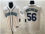 Seattle Mariners #56 Randy Arozarena White Limited Jersey