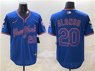 New York Mets #20 Pete Alonso Blue 2025 Spring Training Limited Jersey