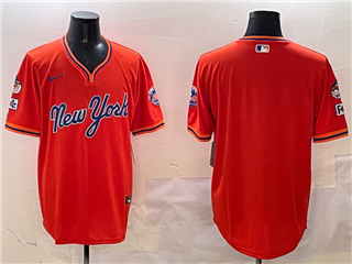 New York Mets Orange 2025 Spring Training Limited Team Jersey