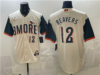 Baltimore Orioles #12 Dylan Beavers Cream 2026 City Connect Jersey