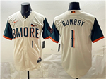 Baltimore Orioles #1 Al Bumbry Cream 2026 City Connect Jersey