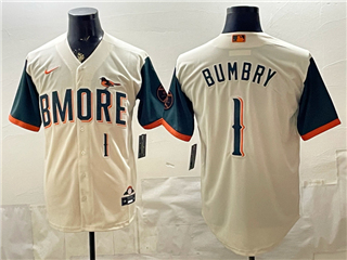 Baltimore Orioles #1 Al Bumbry Cream 2026 City Connect Jersey