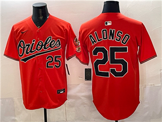Baltimore Orioles #25 Pete Alonso Orange Limited Jersey