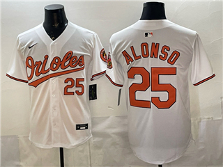 Baltimore Orioles #25 Pete Alonso White Limited Jersey