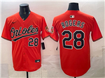 Baltimore Orioles #28 Trevor Rogers Orange Limited Jersey