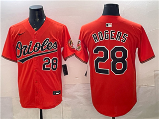 Baltimore Orioles #28 Trevor Rogers Orange Limited Jersey