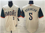 Baltimore Orioles #5 Brooks Robinson Cream 2026 City Connect Jersey