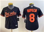 Baltimore Orioles #2 Gunnar Henderson Youth Black Limited Jersey