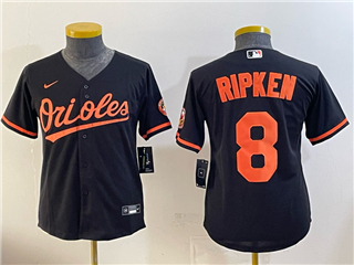 Baltimore Orioles #2 Gunnar Henderson Youth Black Limited Jersey