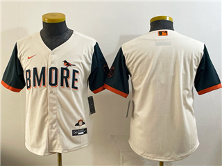 Baltimore Orioles Youth Cream 2026 City Connect Team Jersey