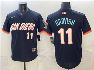 San Diego Padres #11 Yu Darvish Navy 2026 City Connect Jersey