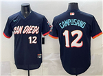 San Diego Padres #12 Luis Campusano Navy 2026 City Connect Jersey