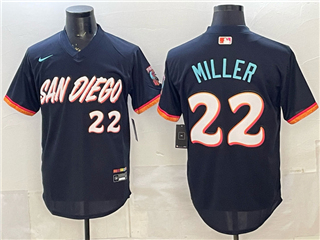 San Diego Padres #22 Mason Miller Navy 2026 City Connect Jersey