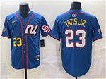 National League #23 Fernando Tatis Jr. Blue 2025 MLB All-Star Edition Limited Jersey
