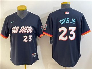 San Diego Padres #23 Fernando Tatis Jr. Women's Navy 2026 City Connect Jersey