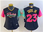 San Diego Padres #23 Fernando Tatis Jr. Women's Black City Connect Cool Base Jersey