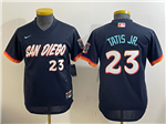 San Diego Padres #23 Fernando Tatis Jr. Youth Navy 2026 City Connect Jersey