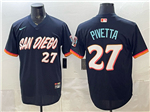 San Diego Padres #27 Nick Pivetta Navy 2026 City Connect Jersey
