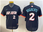 San Diego Padres #2 Xander Bogaerts Youth Navy 2026 City Connect Jersey