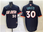 San Diego Padres #30 Gavin Sheets Navy 2026 City Connect Jersey