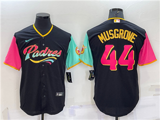 San Diego Padres #44 Joe Musgrove Black 2022 City Connect Cool Base Jersey
