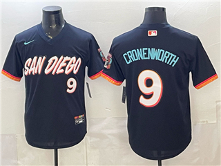 San Diego Padres #9 Jake Cronenworth Navy 2026 City Connect Jersey