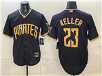 Pittsburgh Pirates #23 Mitch Keller Black 2026 City Connect Jersey