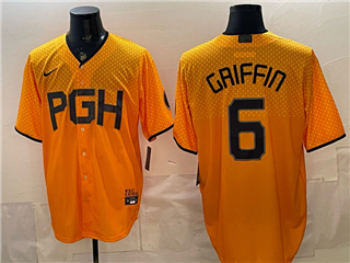Pittsburgh Pirates #6 Konnor Griffin Gold City Connect Jersey
