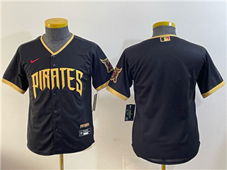 Pittsburgh Pirates Youth Black 2026 City Connect Team Jersey