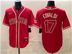 Texas Rangers #17 Nathan Eovaldi Red 2026 City Connect Jersey