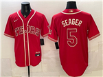 Texas Rangers #5 Corey Seager Red 2026 City Connect Jersey